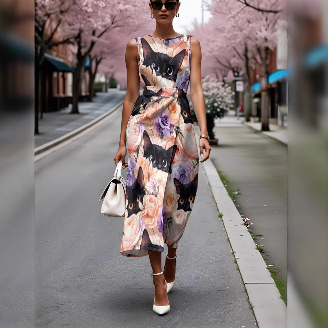 Elegantes ärmelloses Kleid