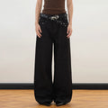 Relaxed Straight-Leg Jeans mit Nieten und Sternen