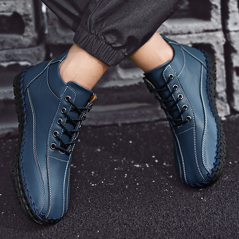 Mid-Top Casual-Schuhe mit Reissverschluss – Bild 5 | LuxeStyle