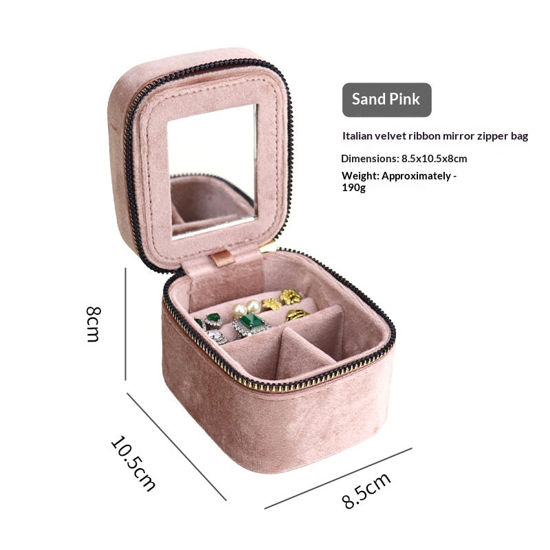 Kompakte Schmuckbox mit Spiegel