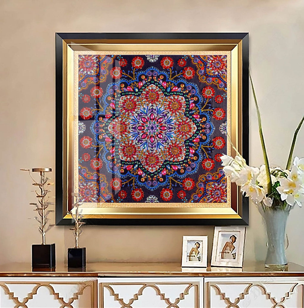 Diamond Painting: Abstraktes Diamant-Mosaik – Bild 4 | LuxeStyle