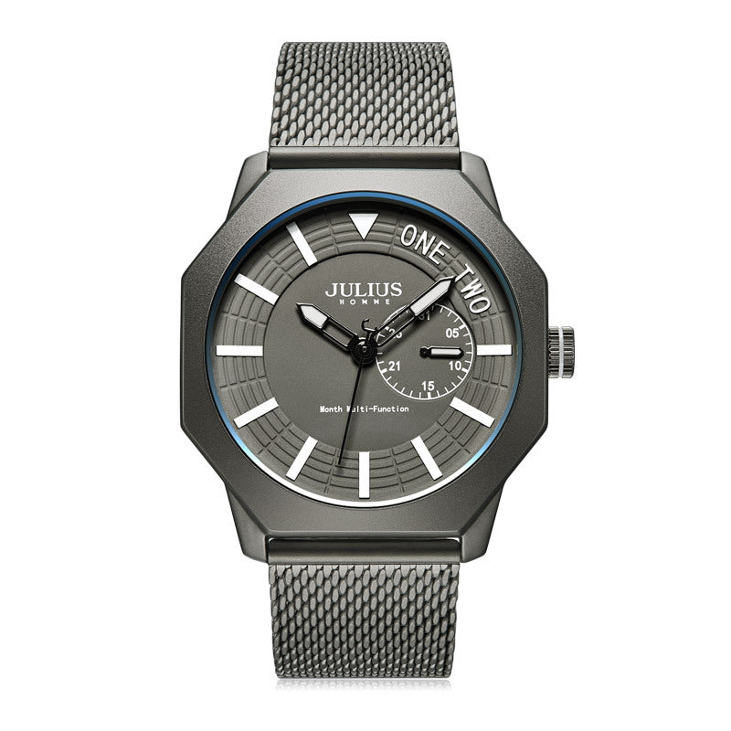 Quarz-Uhr mit 3D-Diamant-Design, wasserdicht – Bild 7 | LuxeStyle