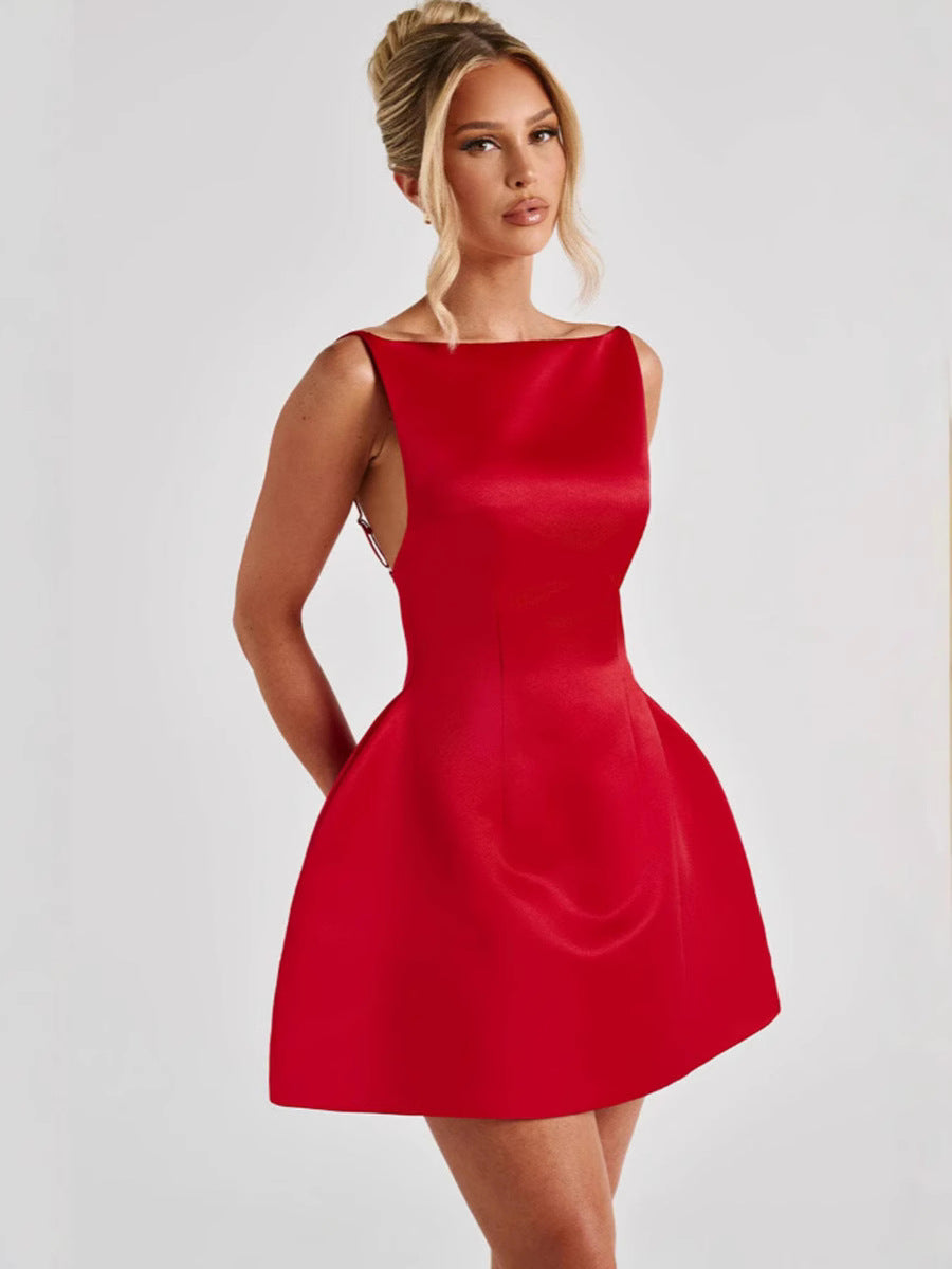 A‑Line Pullover‑Kleid in Rot oder Schwarz – Bild 5 | LuxeStyle
