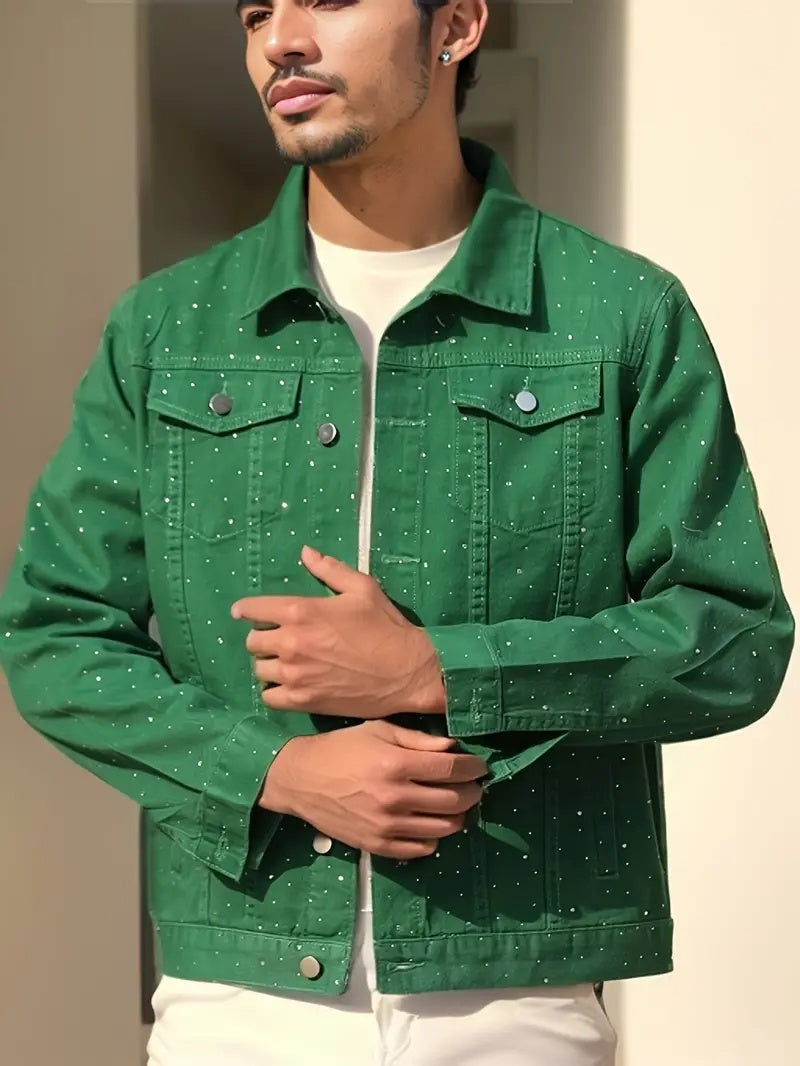 Gut sitzende Jeansjacke für Herren – Y036S – Ansicht 5