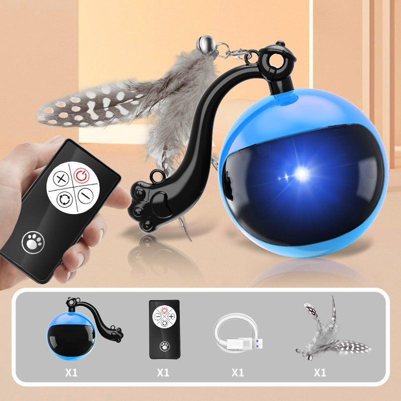 Rotierender Katzen-Teaser Ball mit Licht & Sound