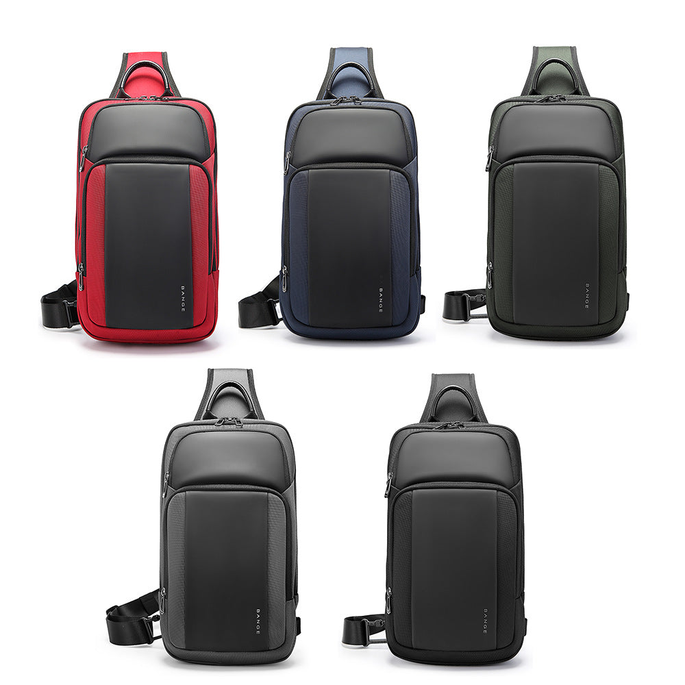 Wasserdichte Freizeit-Brusttasche für Herren