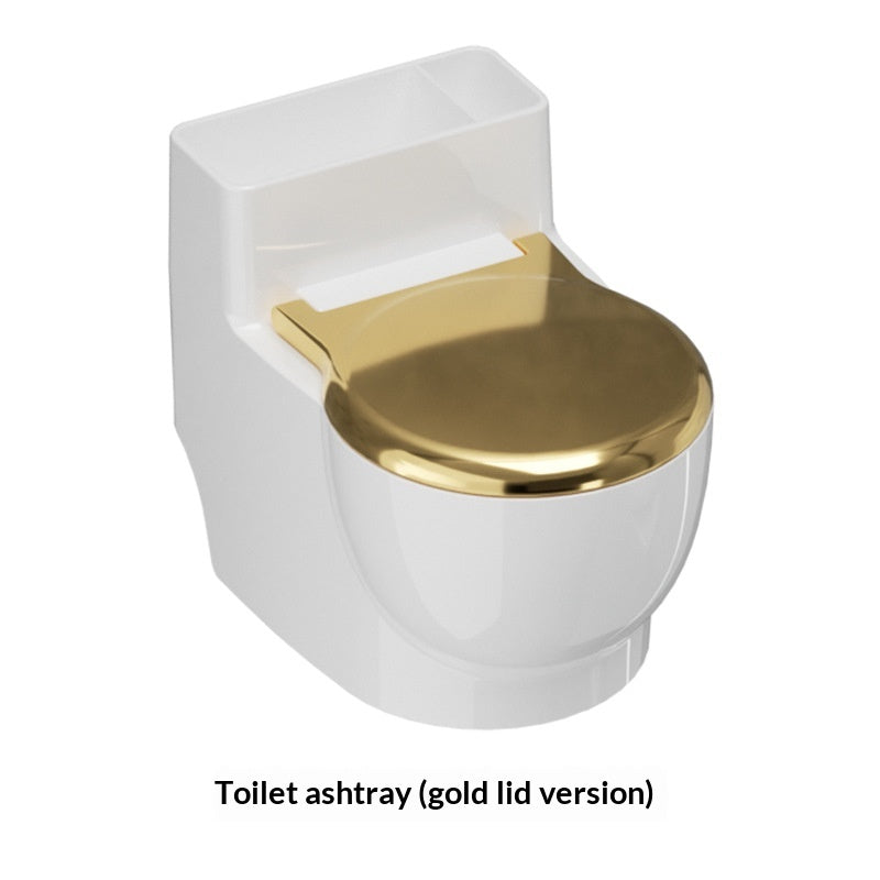 Wand-Aschenbecher WC-Design mit Deckel