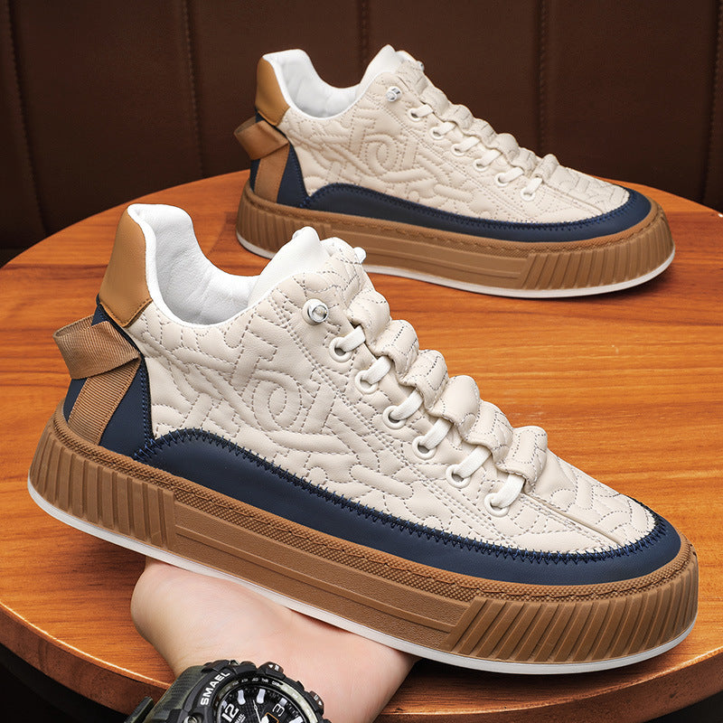 Herren Sneaker mit erhöhter Sohle