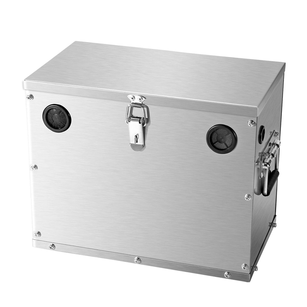 Batteriebox Gruppe 24/31 Edelstahl