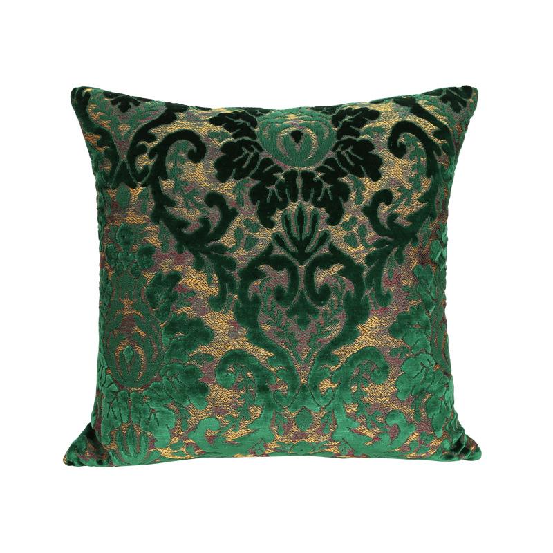 Jacquard Kissenbezug mit Stickerei