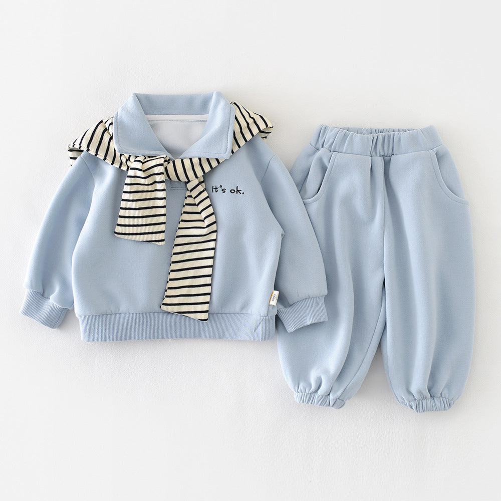 Baby Longsleeve-Set in Hellblau – Bild 7 | LuxeStyle