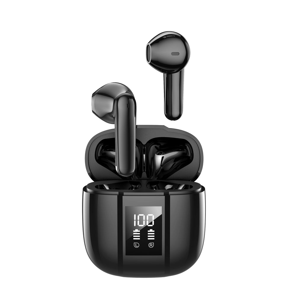 Kabellose Bluetooth-Kopfhörer mit Akkuanzeige