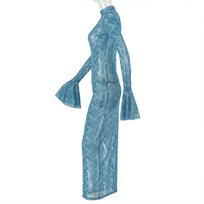 Chic Vintage Damen Slim-fit Farbkombi-Dress