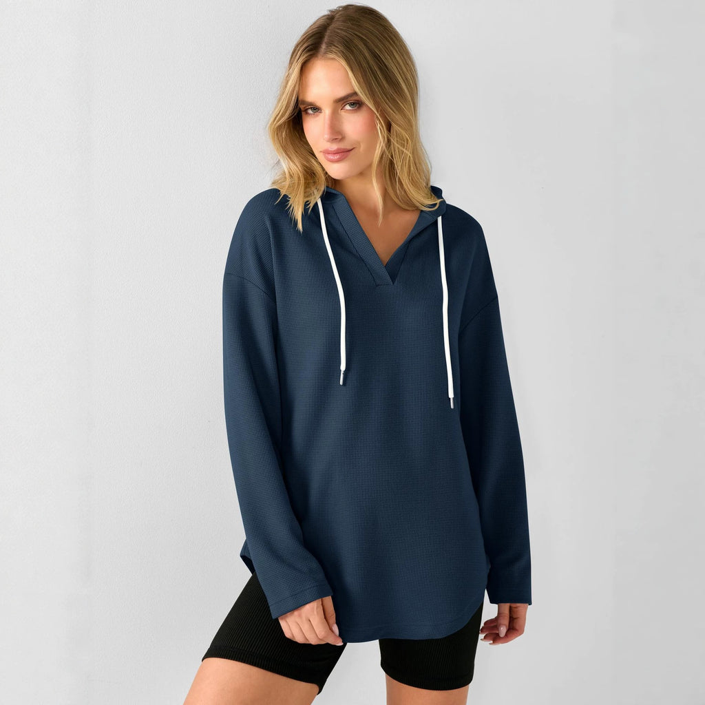 Kapuzen-Sweatshirt für Damen, lockere Passform