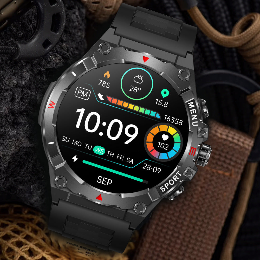 V76 GPS-Uhr mit Kompass und Höhenmesser