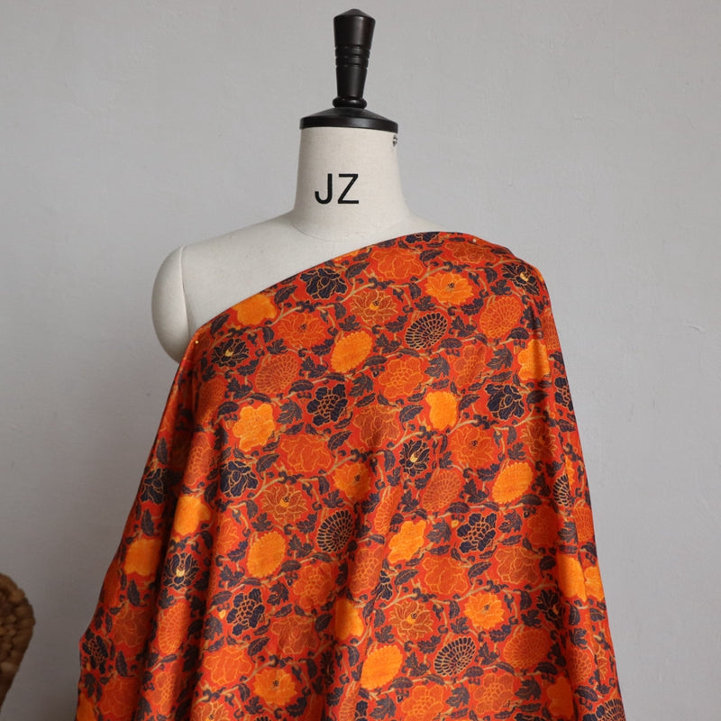 Bedruckter Baumwoll-Cordstoff mit feiner Rippung – Bild 9 | LuxeStyle