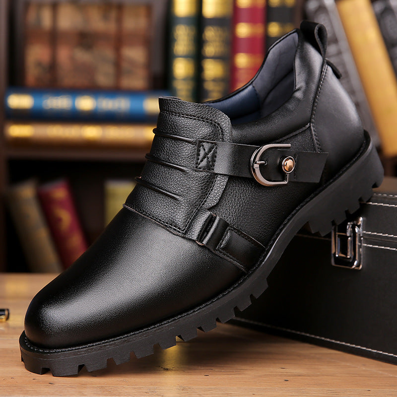 Retro Motorrad-Plateau-Schuhe für Herren | LuxeStyle
