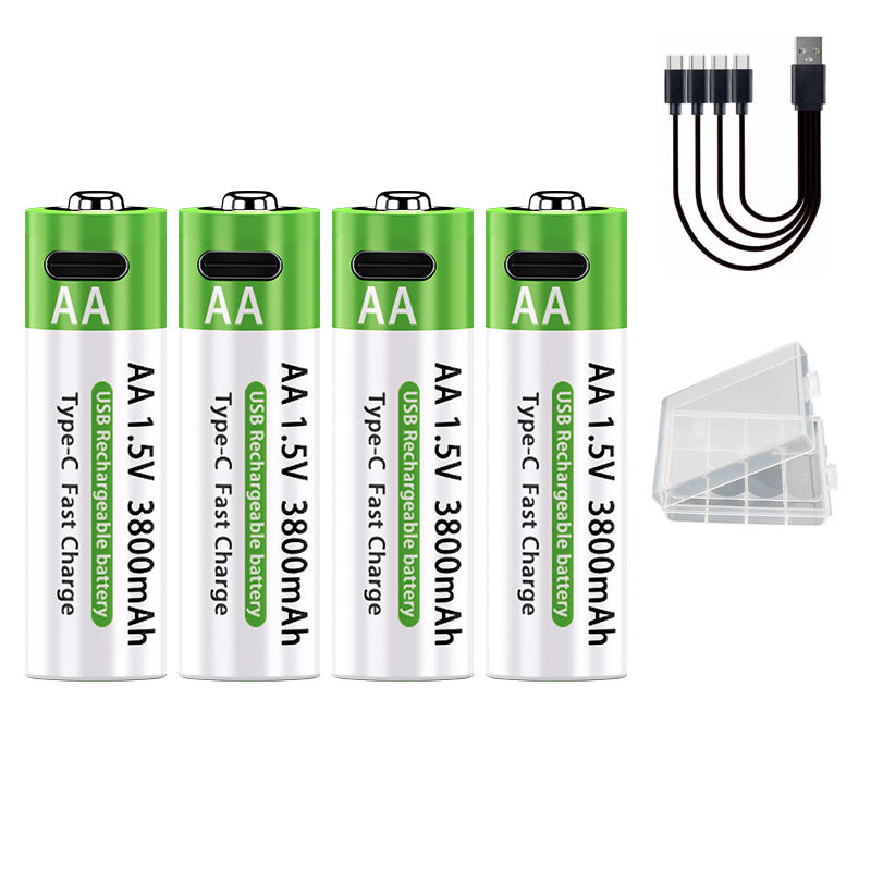 AA Lithium-Akku, 1.5V, USB-C, 3800mWh