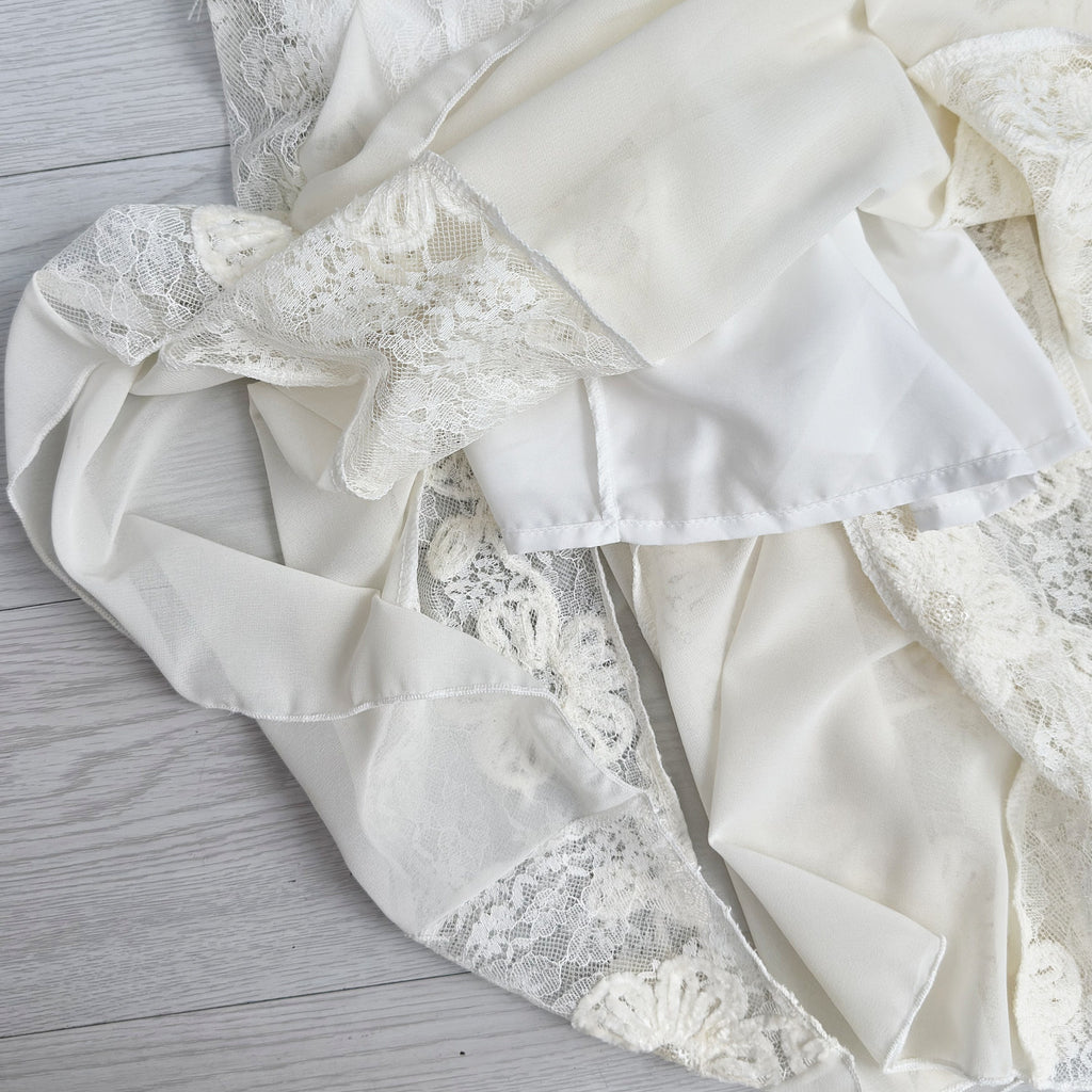 Elegantes A-Linien-Kleid mit Spitze