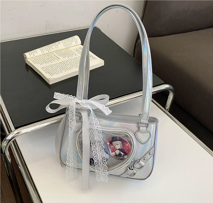 Einhandtasche mit seitlichem Fach – Bild 9 | LuxeStyle