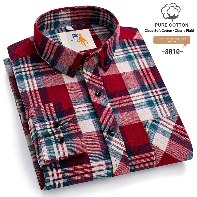 Herren Flanellhemd Kariert – Slim Fit – Bild 7 | LuxeStyle