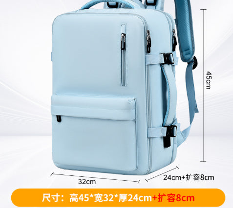 Reise-Rucksack 20–35 L mit Schuhfach – Bild 6 | LuxeStyle