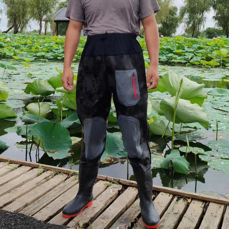 Herren-Fischhosen, dick verstärkt
