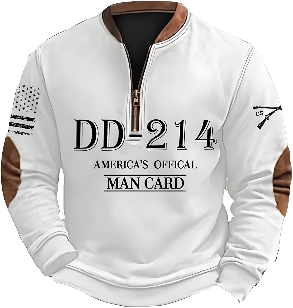 Weihnachts-Sweatshirt mit Digitaldruck für Herren