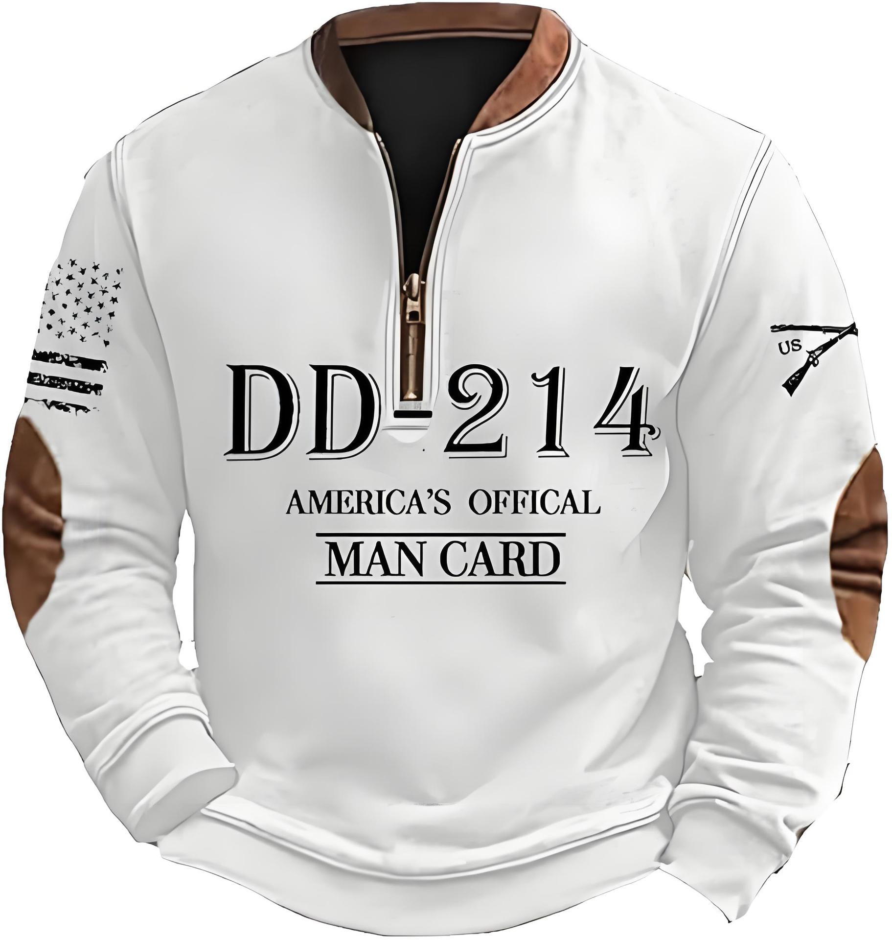 Weihnachts-Sweatshirt mit Digitaldruck für Herren