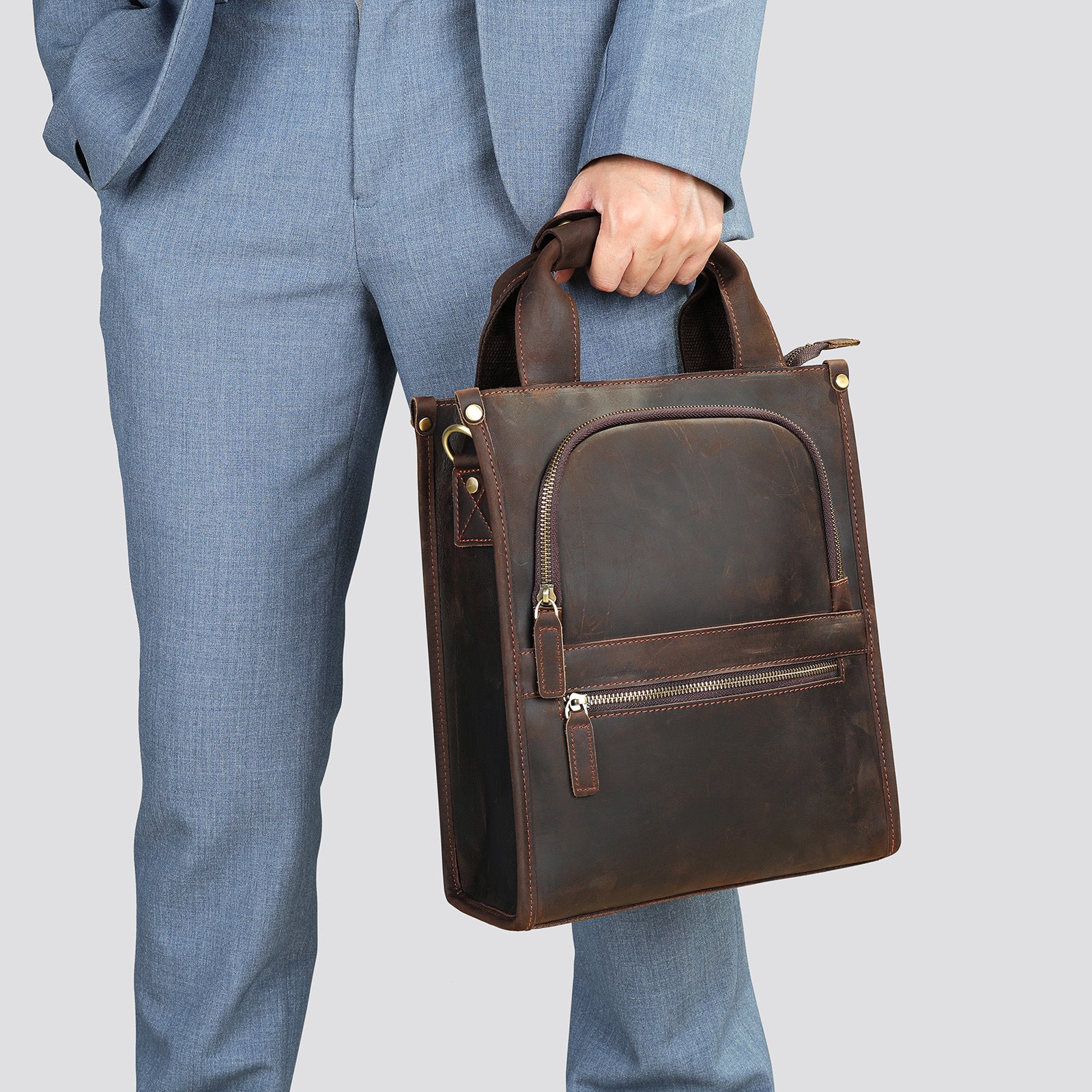 Lederrucksack «Crazy Horse»