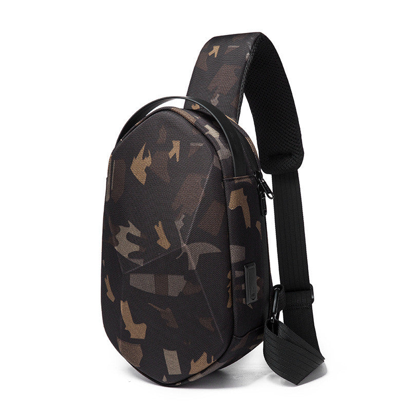 Brusttasche für Herren, rautenförmig – Bild 4 | LuxeStyle