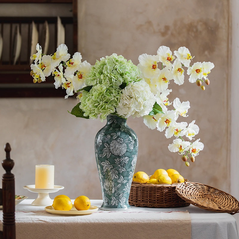 Keramikvase Vintage Jade Grün – Bild 7 | LuxeStyle