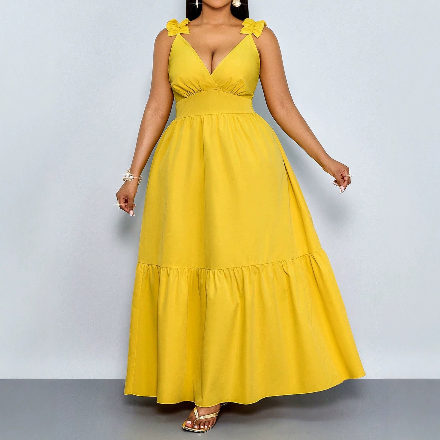 Elegantes A-Linien Midikleid für Damen