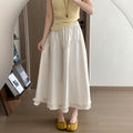A-Linien Jupe mit hoher Taille
