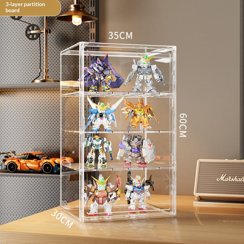 Staubdichte Aufbewahrungsbox aus transparentem Acryl – Bild 3 | LuxeStyle