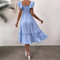 Elegantes A-Linien Midikleid