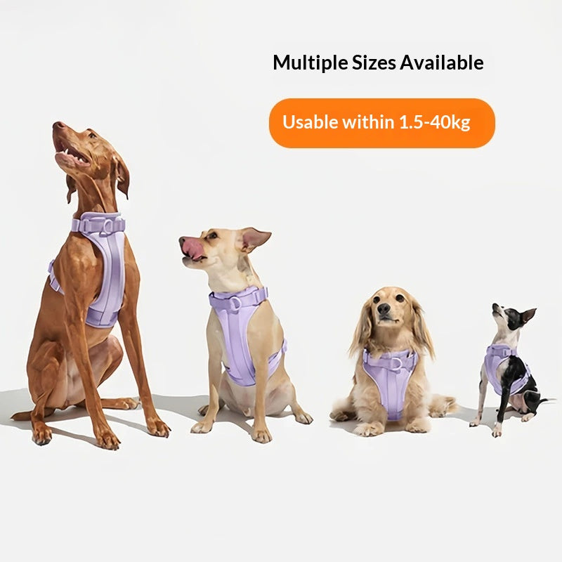 Atmungsaktiver Komfort-Harnisch für Hunde