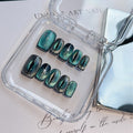 Cat's Eye Press-on Nägel Kurz | LuxeStyle