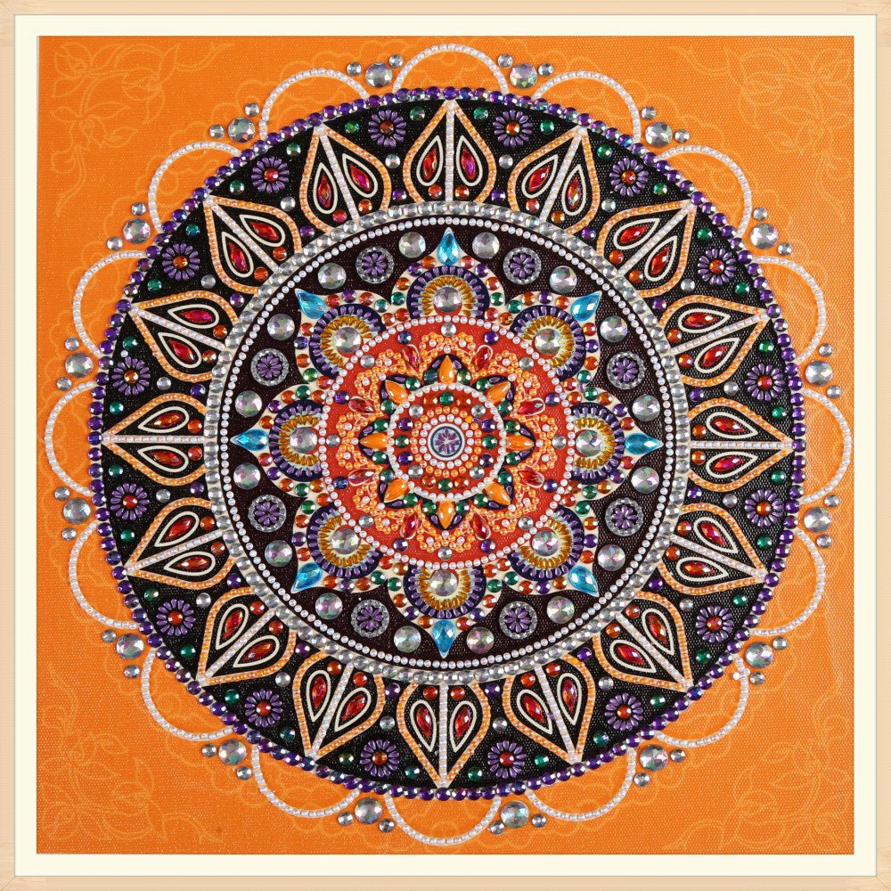 Oranges Mandala Diamond Painting – Bild 3 | LuxeStyle