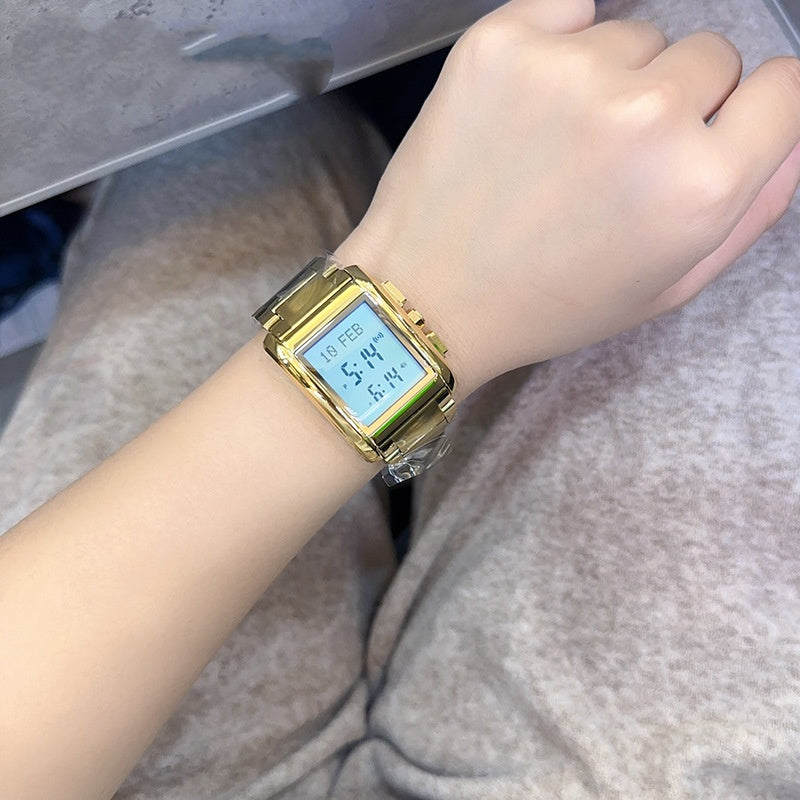 Multifunktionale Reminder-Armbanduhr Gold