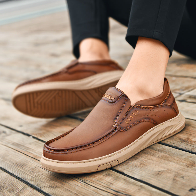 Herren Freizeit-Mokassins aus Leder – Bild 4 | LuxeStyle