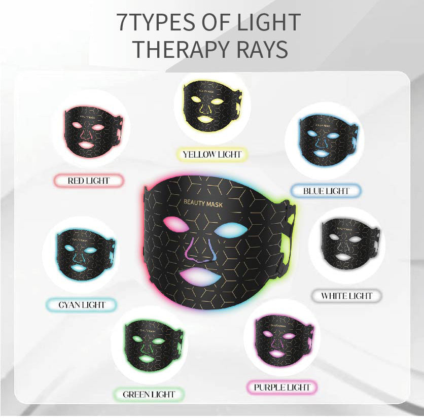 LED Silikon Photon Gesichtsmaske