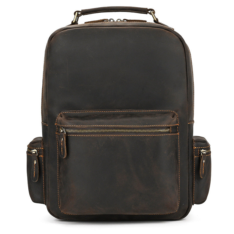 Crazy Horse Leder Multifunktionsrucksack – Bild 16 | LuxeStyle