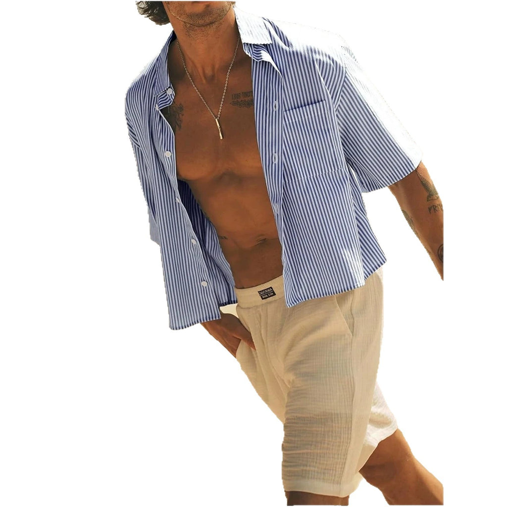 Y2K Loose Fit Kurzarm-Top für Herren