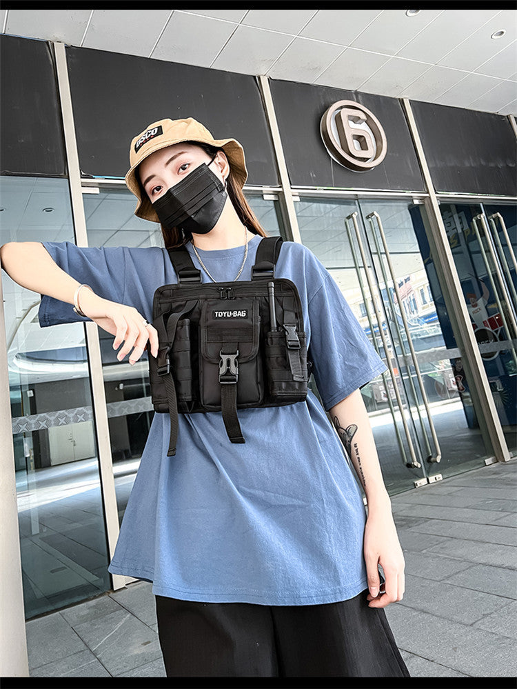 Street Vest Style Schulter-Brusttasche