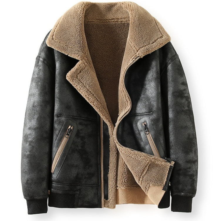 Fleece-gefütterte Herrenjacke