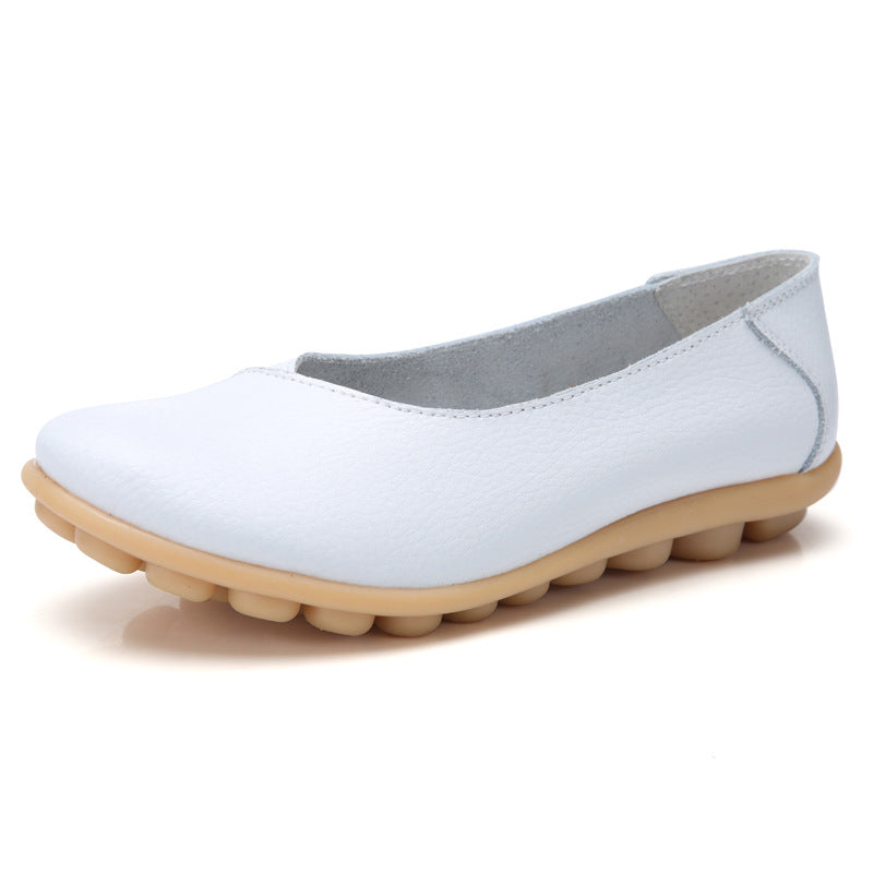 Damen Freizeit-Halbschuhe aus Leder – Bild 9 | LuxeStyle