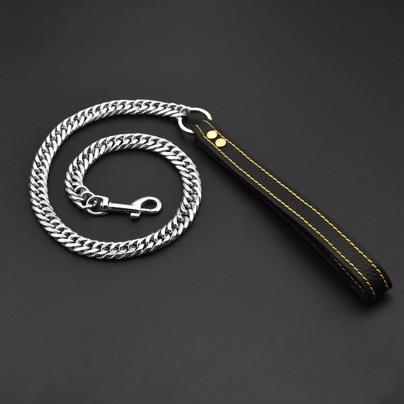 Hundeleine aus Titanstahl, 17mm breit – Bild 2 | LuxeStyle