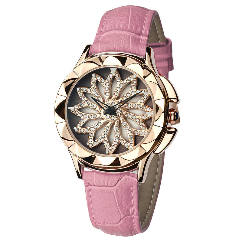 Damen-Armbanduhr mit Strass – Bild 6 | LuxeStyle