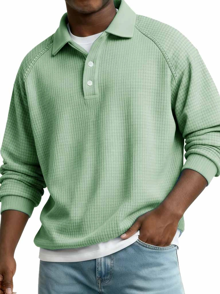 Langärmliges T-Shirt mit Karomuster – Bild 13 | LuxeStyle